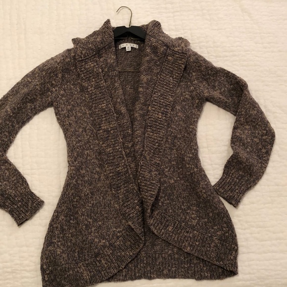 CAbi Gray & Khaki Swear by Sweater XS - Picture 3 of 8